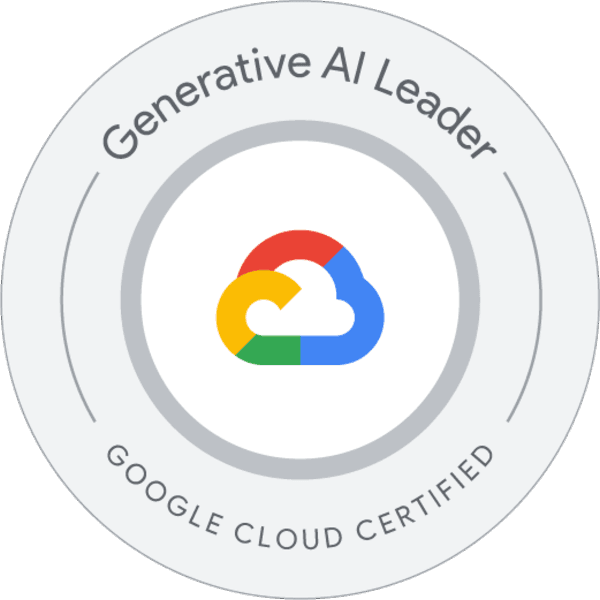 Google Cloud Certified Generative AI Leader badge